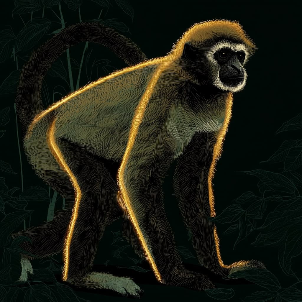 Gibbon à mains blanches
