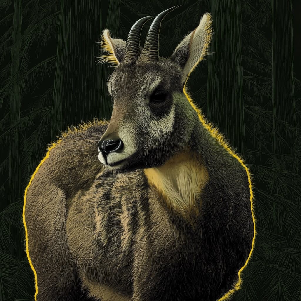 Goral de Chine
