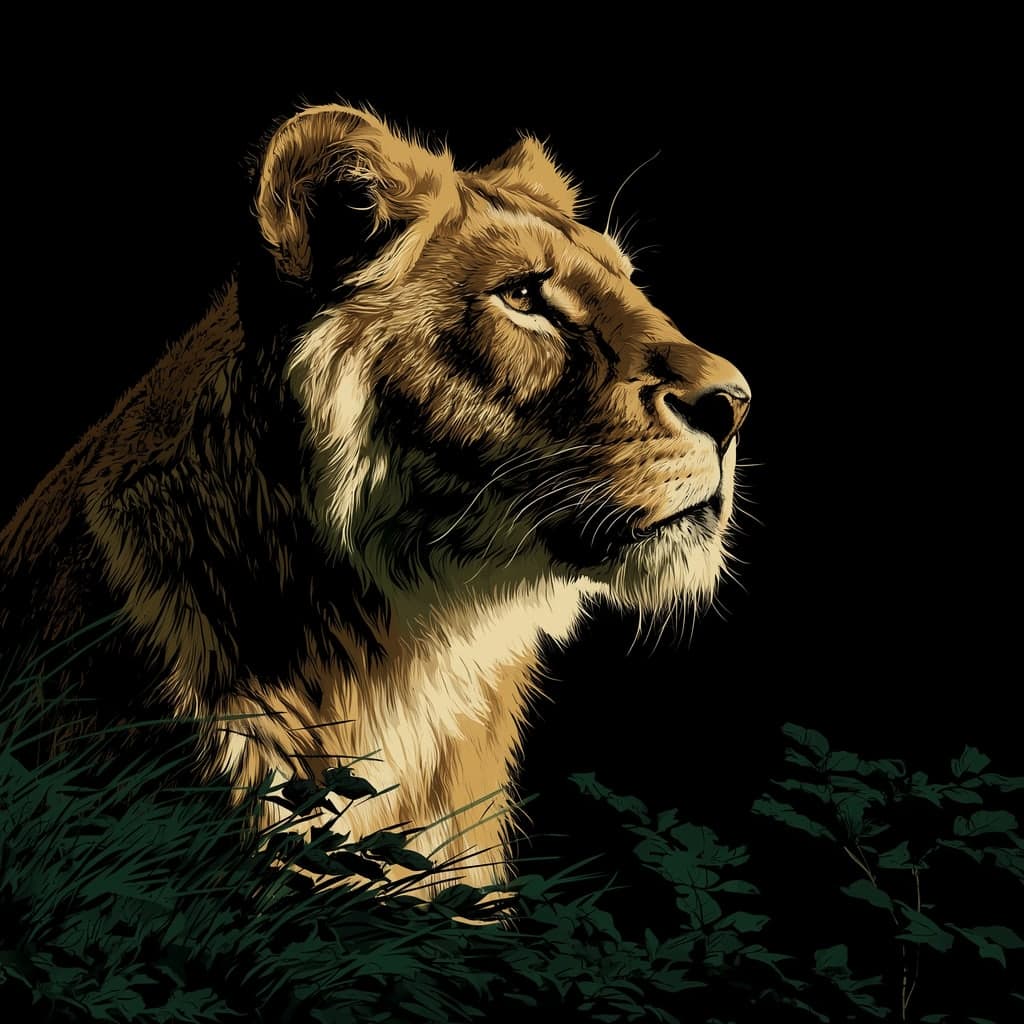 Lion d'Afrique