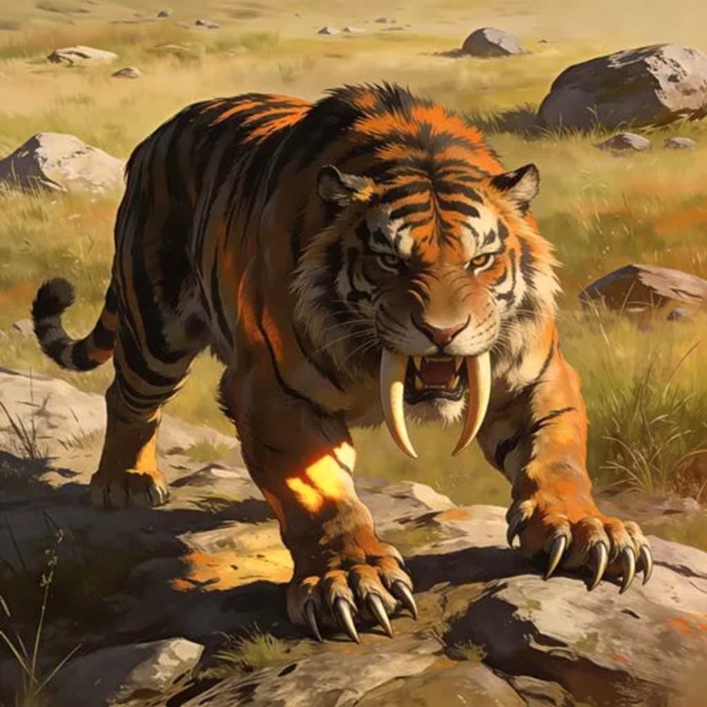 Tigre à dents de sabre
